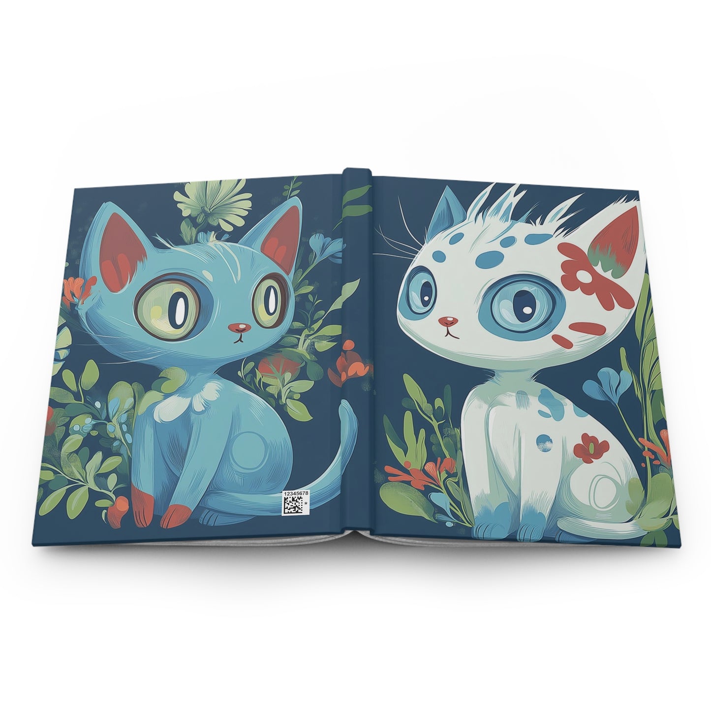 Kawaii Cats Hardcover Journal – Matte Finish