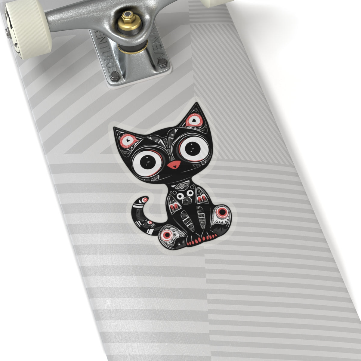 Mystical Black Cat Sticker – Add a Touch of Whimsy!