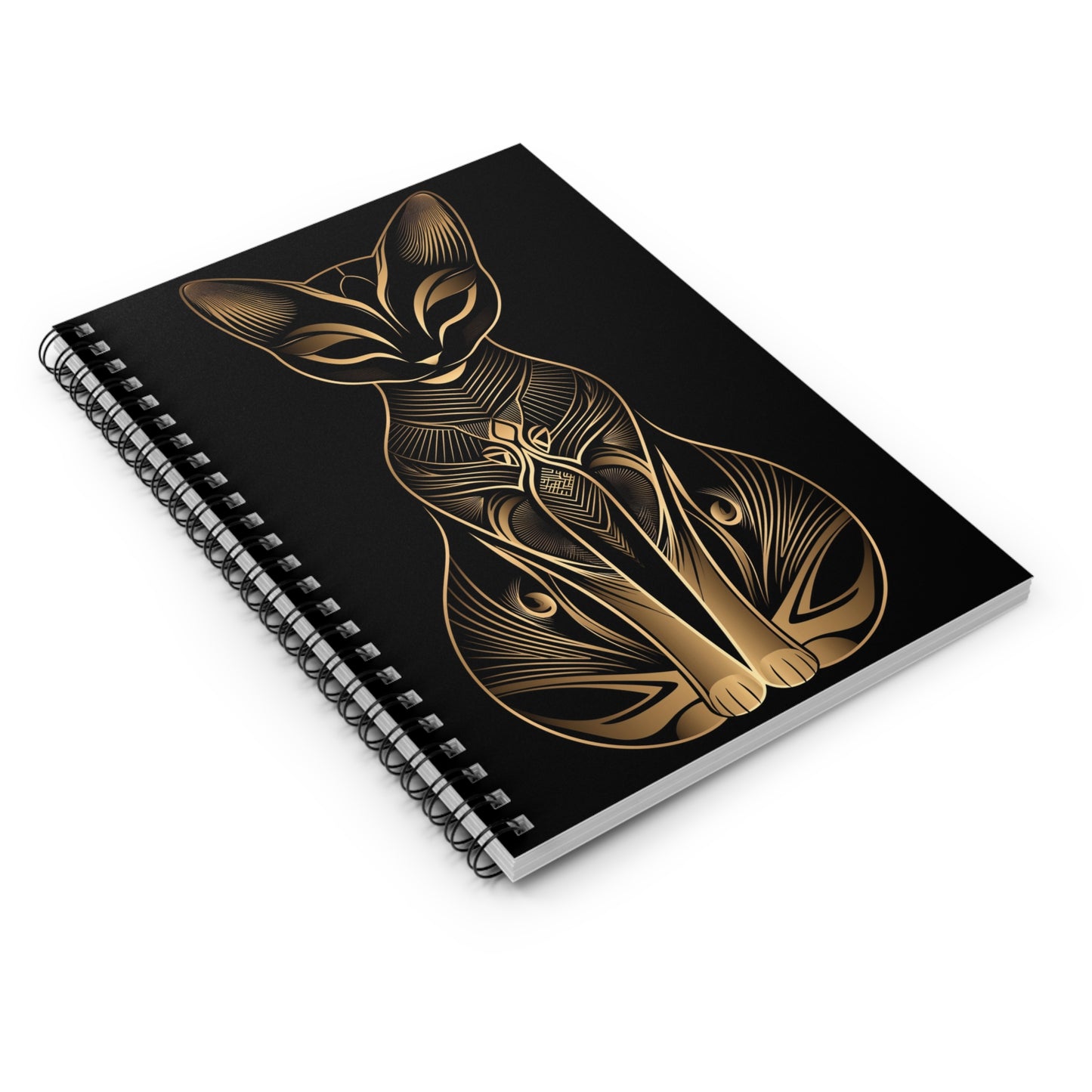 Stylish Feline Spiral Notebook – Perfect for Cat Lovers