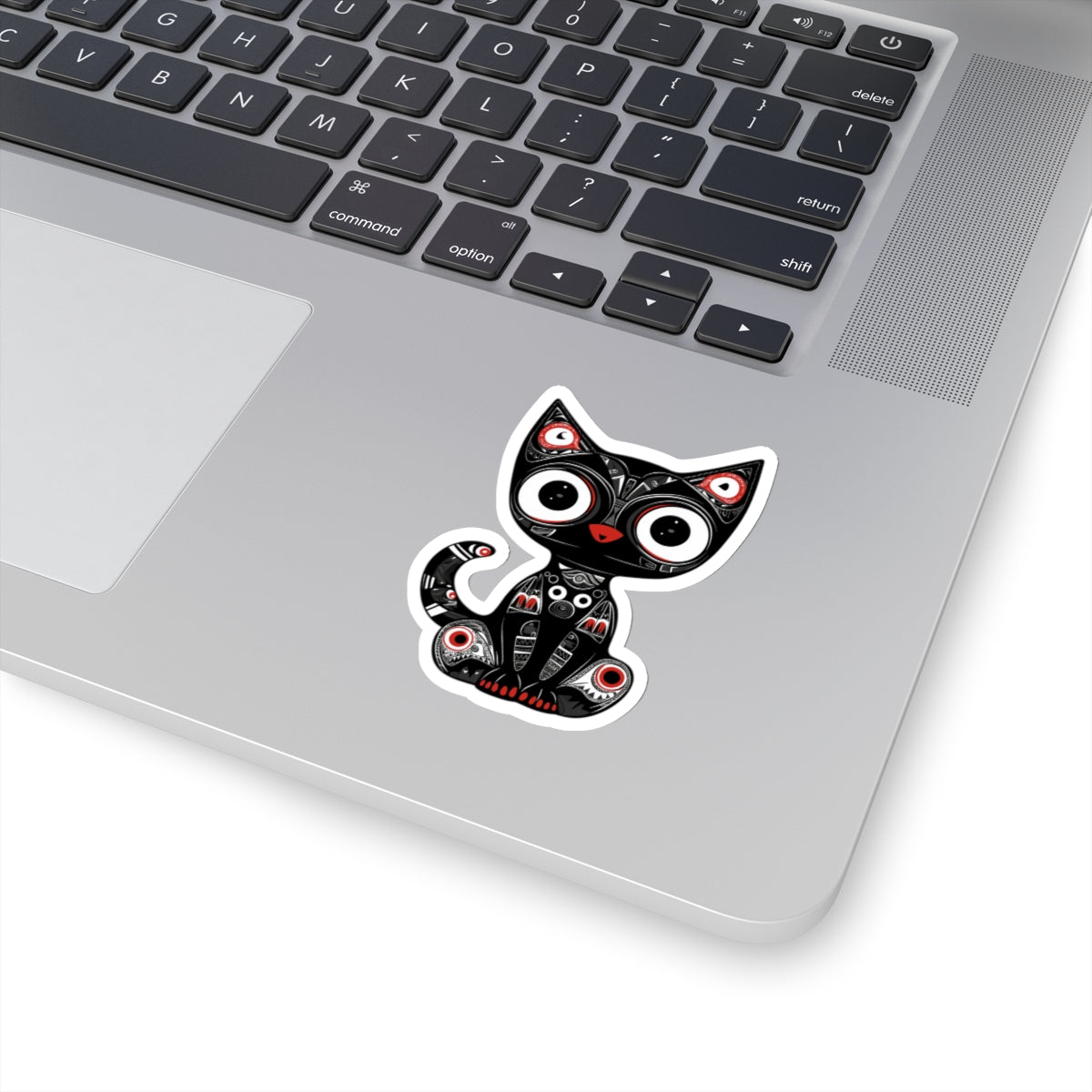 Mystical Black Cat Sticker – Add a Touch of Whimsy!