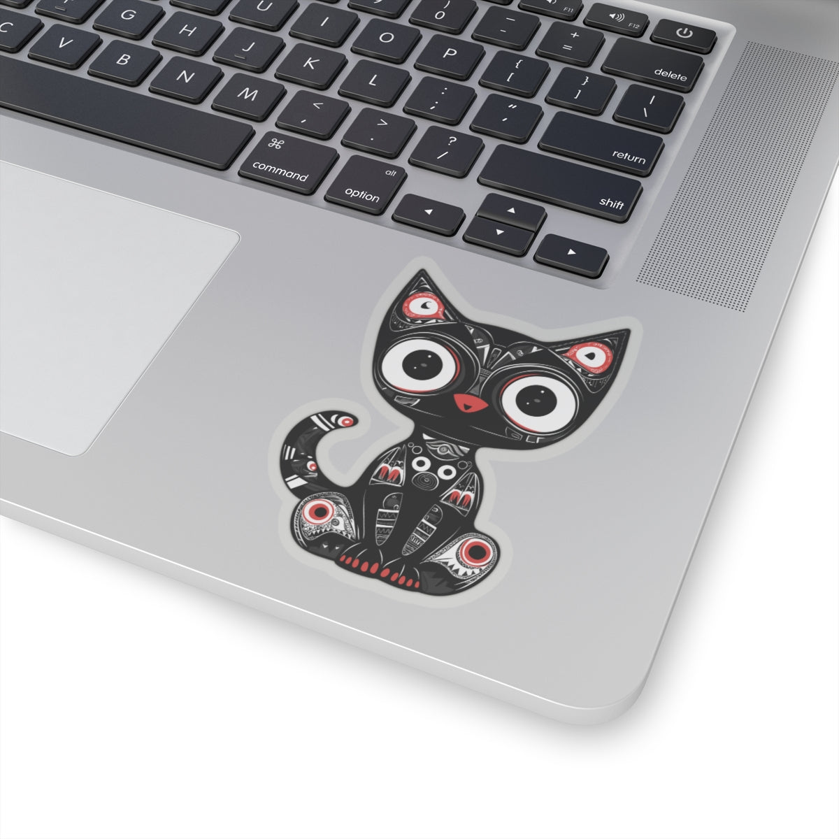 Mystical Black Cat Sticker – Add a Touch of Whimsy!