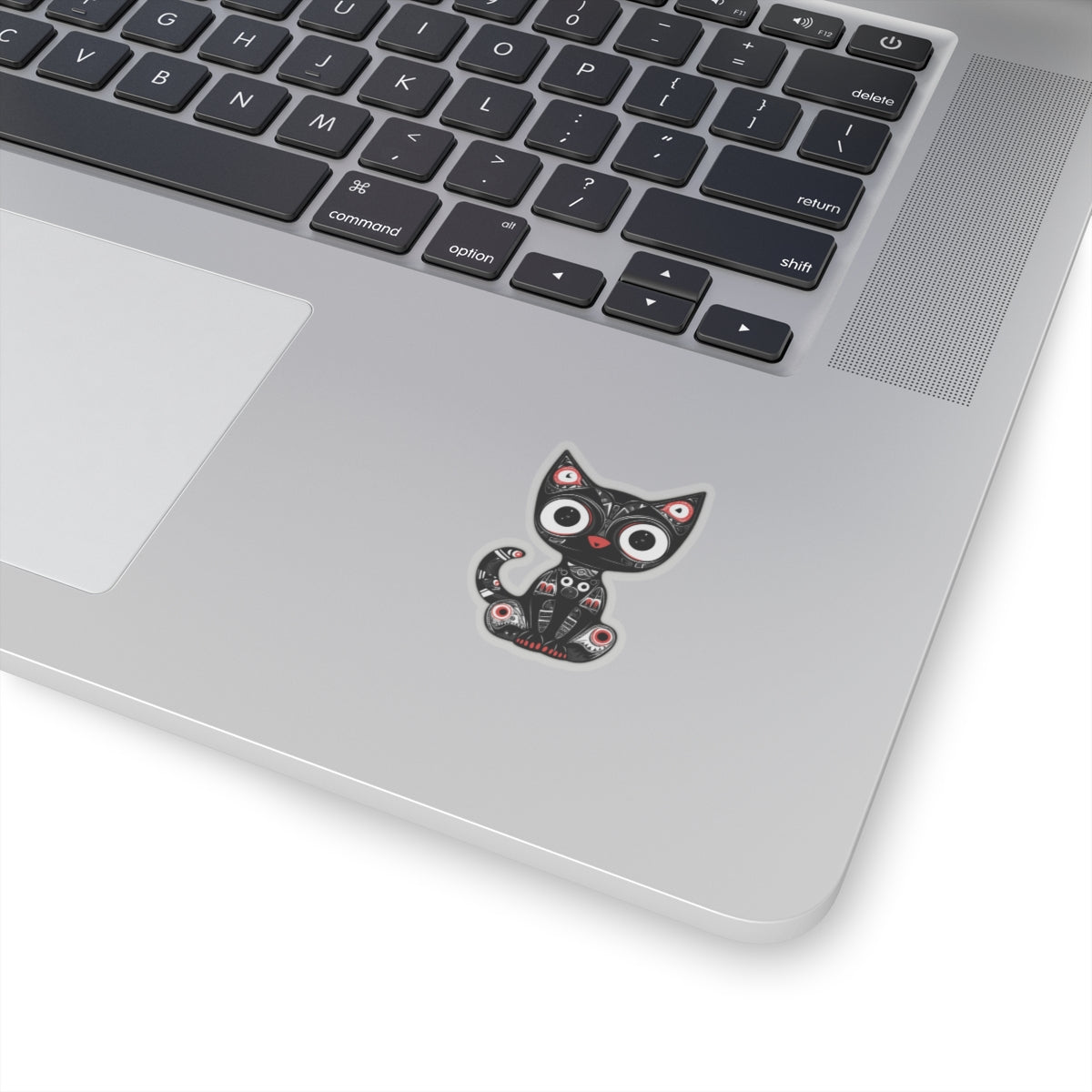 Mystical Black Cat Sticker – Add a Touch of Whimsy!