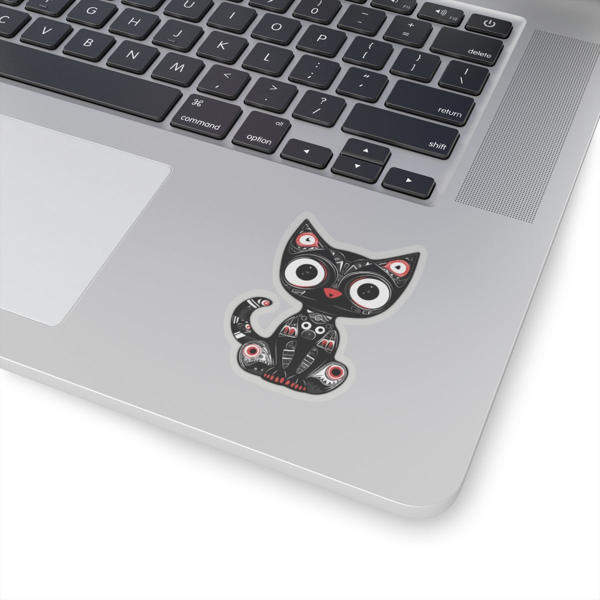 Mystical Black Cat Sticker – Add a Touch of Whimsy!