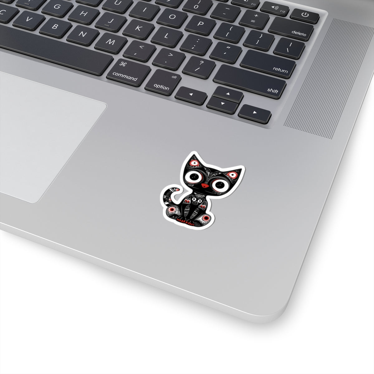 Mystical Black Cat Sticker – Add a Touch of Whimsy!