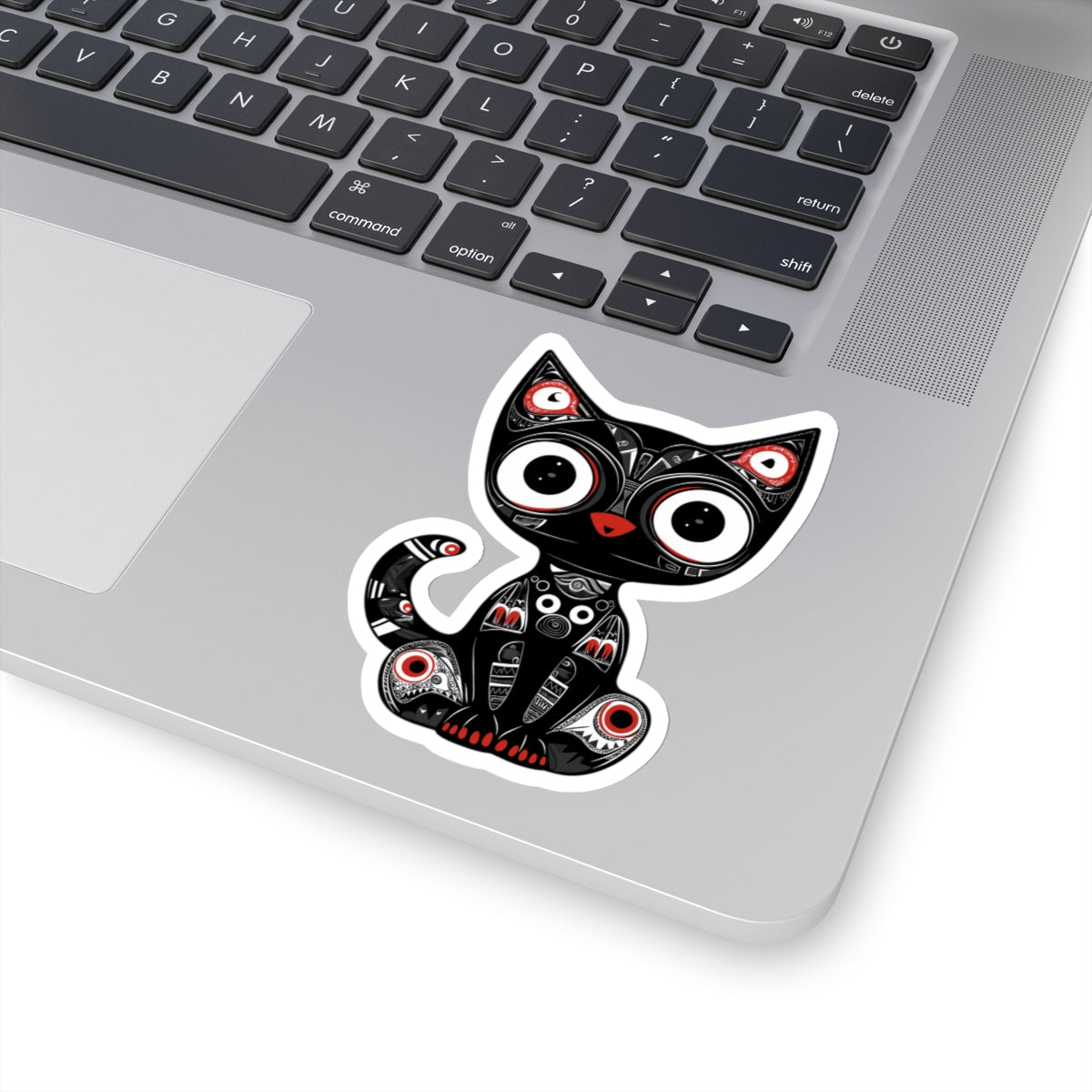 Mystical Black Cat Sticker – Add a Touch of Whimsy!